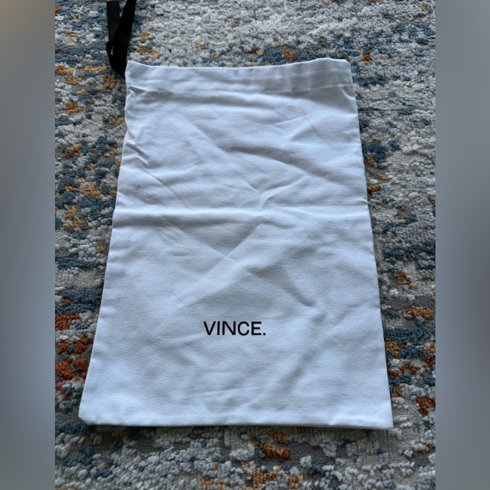 Vince White Accessory Pouch